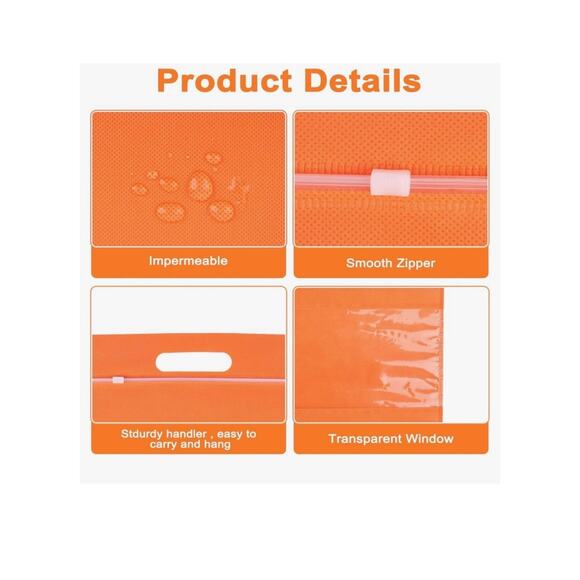 Set of 5 Travel Shoe Bags - Picture 3 of 5